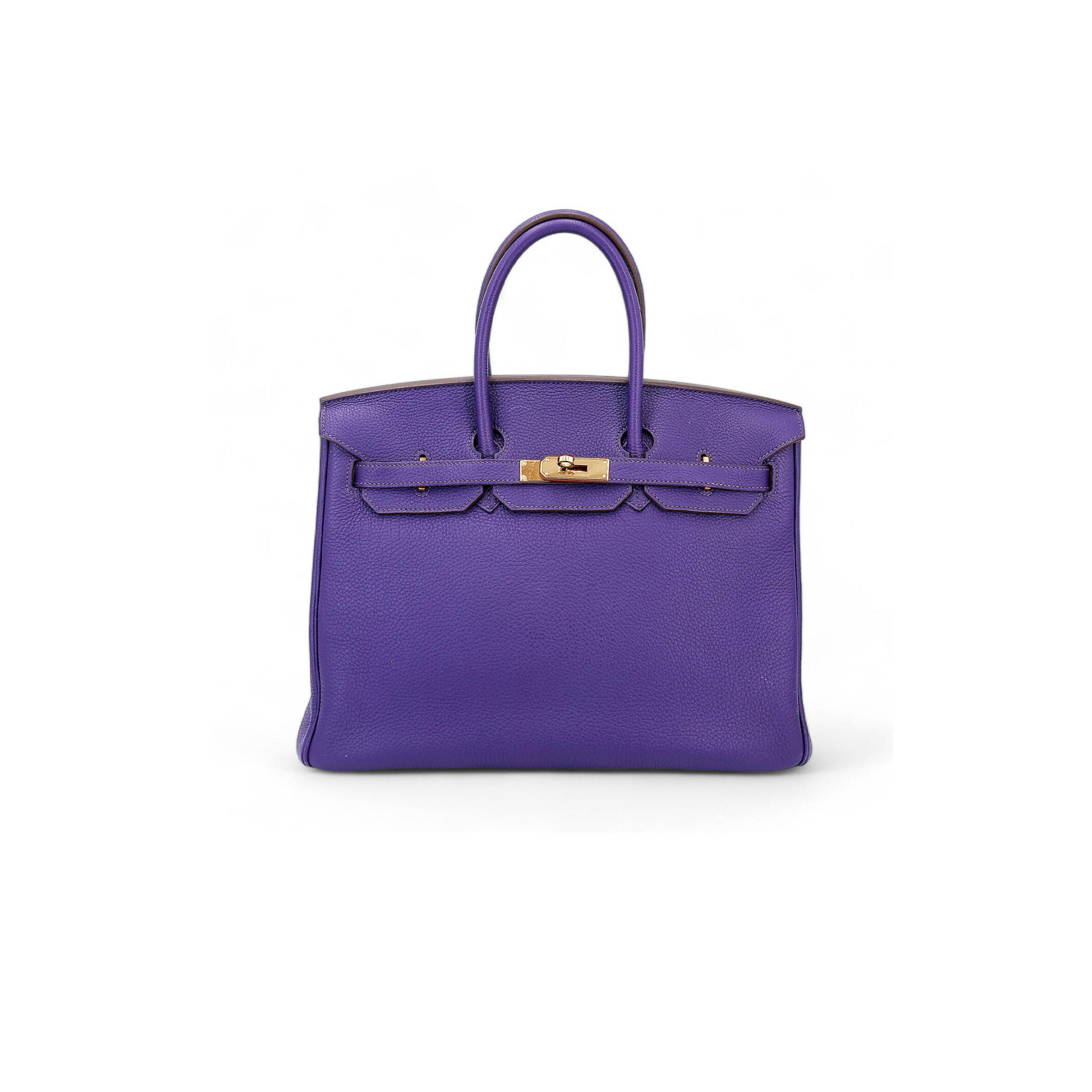 H**me5 BIRKIN 35 TOGO LEATHER CALFSKIN FANTASY PURPLE GOLD BUCKLE BAG BK30P9TGCM (35*28*18cm) Master Quality